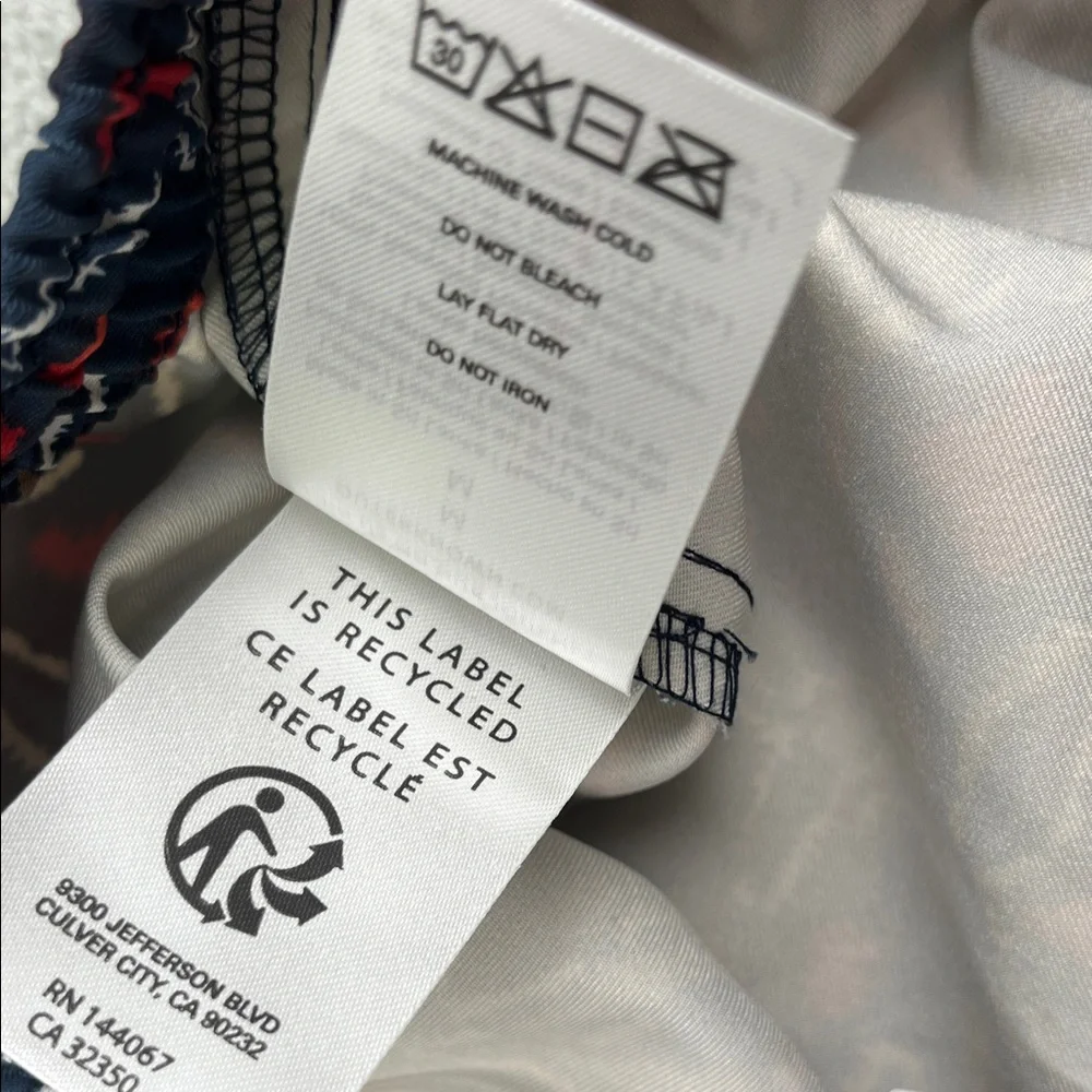 NEW Outerknown M Men's Red, Blue Nomadic Volley‎ Beach Swim Shorts